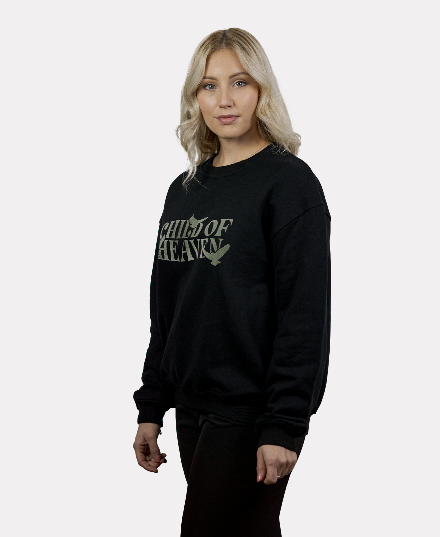 Child of Heaven Sweater Schwarz Khaki