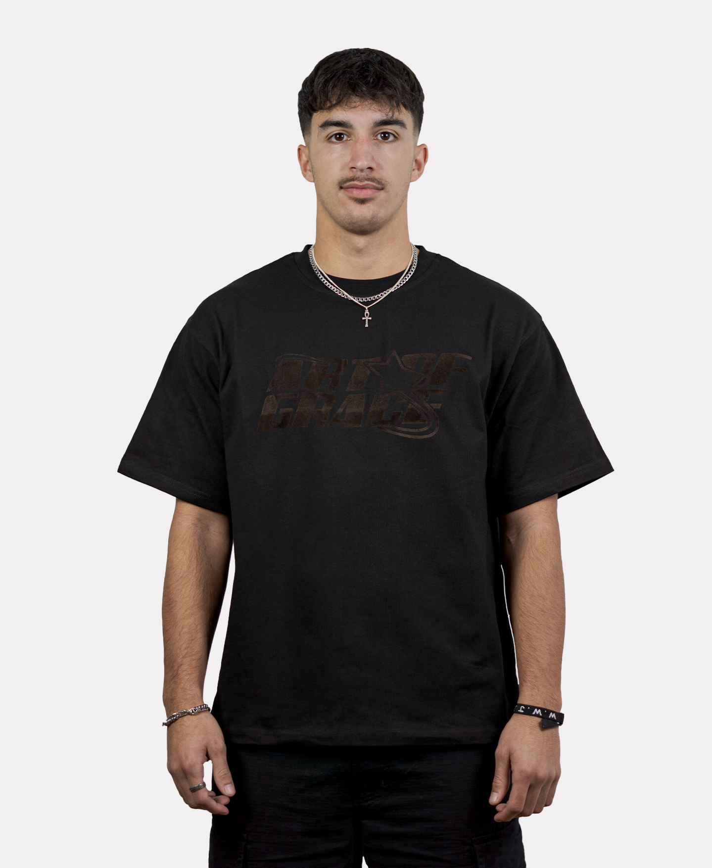 Art of Grace Tshirt Schwarz Braun