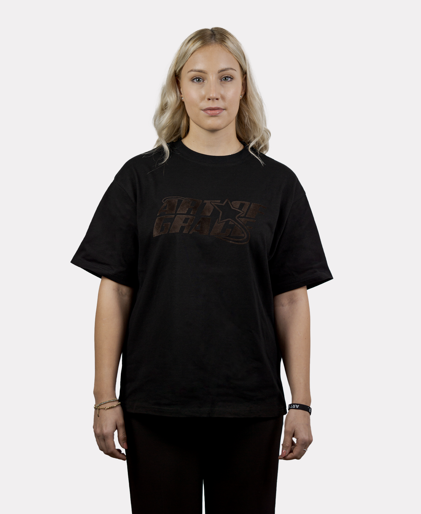 Art of Grace Tshirt Schwarz Braun