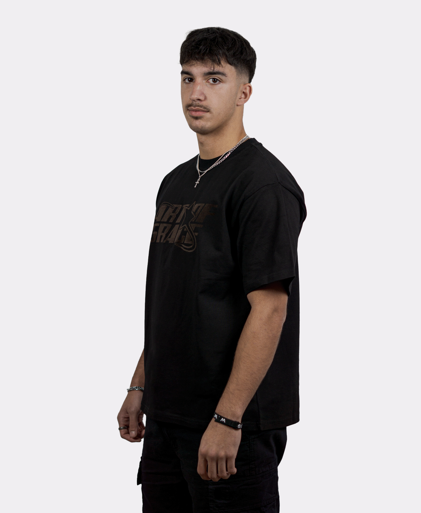 Art of Grace Tshirt Schwarz Braun